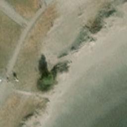 Sand Volleyball Court — aerial view