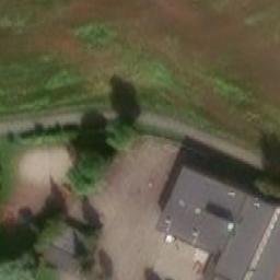 Sand Volleyball Court — aerial view