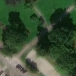 Sand Volleyball Court — aerial view
