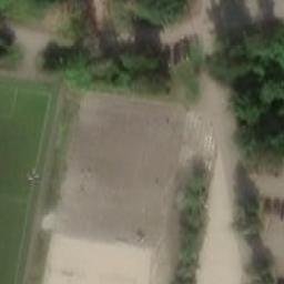Sand Volleyball Court — aerial view