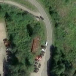 Sand Volleyball Court — aerial view
