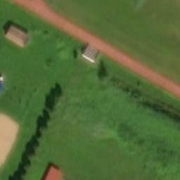 Sand Volleyball Court — aerial view