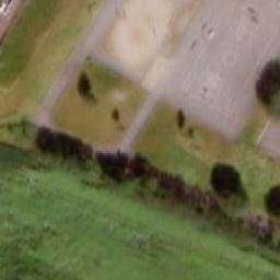Sand Volleyball Court — aerial view