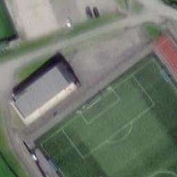 Sand Volleyball Court — aerial view