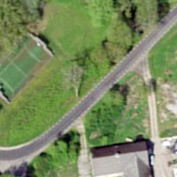 Volleyball Court — aerial view