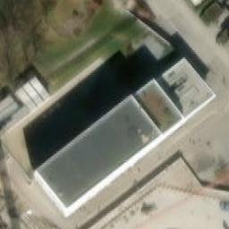 Sand Volleyball Court — aerial view