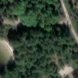 Sand Volleyball Court — aerial view