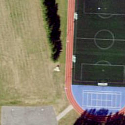 Volleyball Court — aerial view