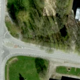 Sand Volleyball Court — aerial view