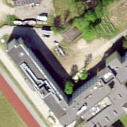 Volleyball Court — aerial view