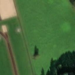 Sand Volleyball Court — aerial view