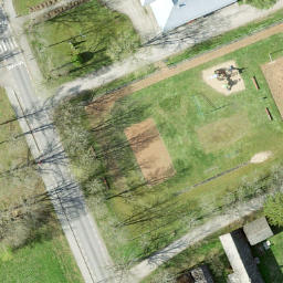 Volleyball Court — aerial view