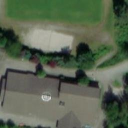 Sand Volleyball Court — aerial view
