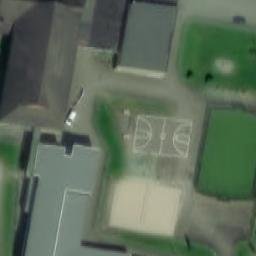 Sand Volleyball Court — aerial view