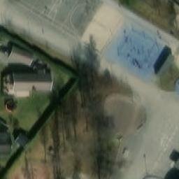 Sand Volleyball Court — aerial view