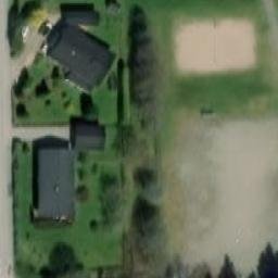 Sand Volleyball Court — aerial view