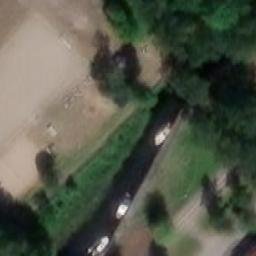 Sand Volleyball Court — aerial view