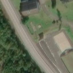 Sand Volleyball Court — aerial view