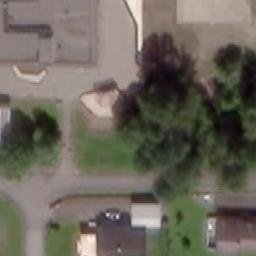 Sand Volleyball Court — aerial view