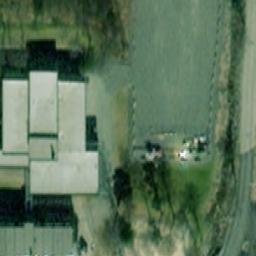 Sand Volleyball Court — aerial view
