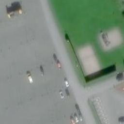 Sand Volleyball Court — aerial view