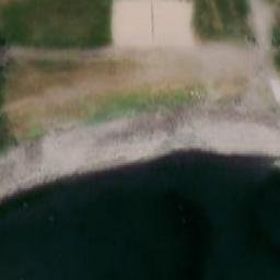 Sand Volleyball Court — aerial view