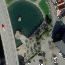 Volleyball Court — aerial view