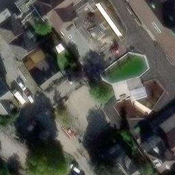 Sand Volleyball Court — aerial view