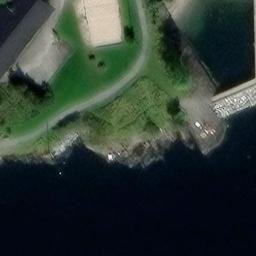 Sand Volleyball Court — aerial view