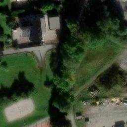 Sand Volleyball Court — aerial view