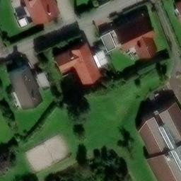 Sand Volleyball Court — aerial view