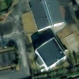 Sand Volleyball Court — aerial view