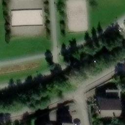 Sand Volleyball Court — aerial view