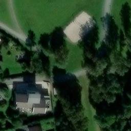 Sand Volleyball Court — aerial view