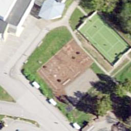 Multifunktsionaalne palliväljak — aerial view