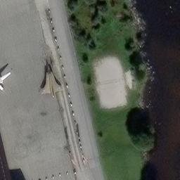 Volleyball Court — aerial view