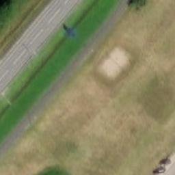 Sand Volleyball Court — aerial view