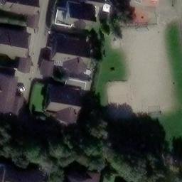 Sand Volleyball Court — aerial view