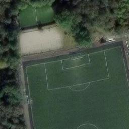 Sand Volleyball Court — aerial view