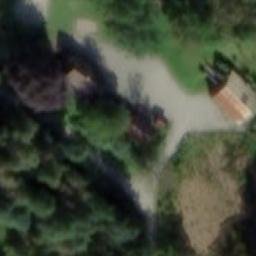Sand Volleyball Court — aerial view