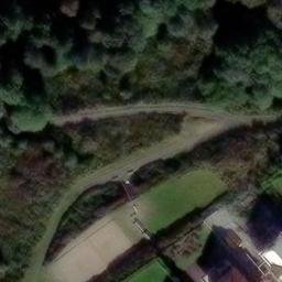 Sand Volleyball Court — aerial view