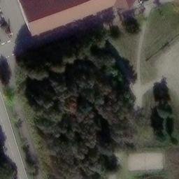 Sand Volleyball Court — aerial view