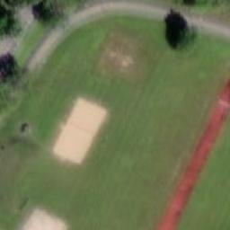 Sand Volleyball Court — aerial view