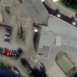 Sand Volleyball Court — aerial view