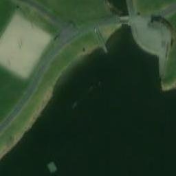 Sand Volleyball Court — aerial view