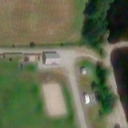 Sand Volleyball Court — aerial view