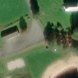 Sand Volleyball Court — aerial view