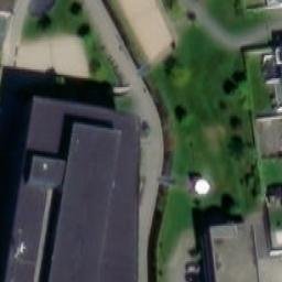 Sand Volleyball Court — aerial view