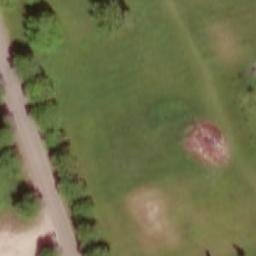 Sand Volleyball Court — aerial view