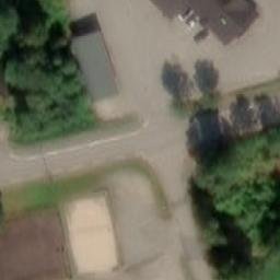 Sand Volleyball Court — aerial view